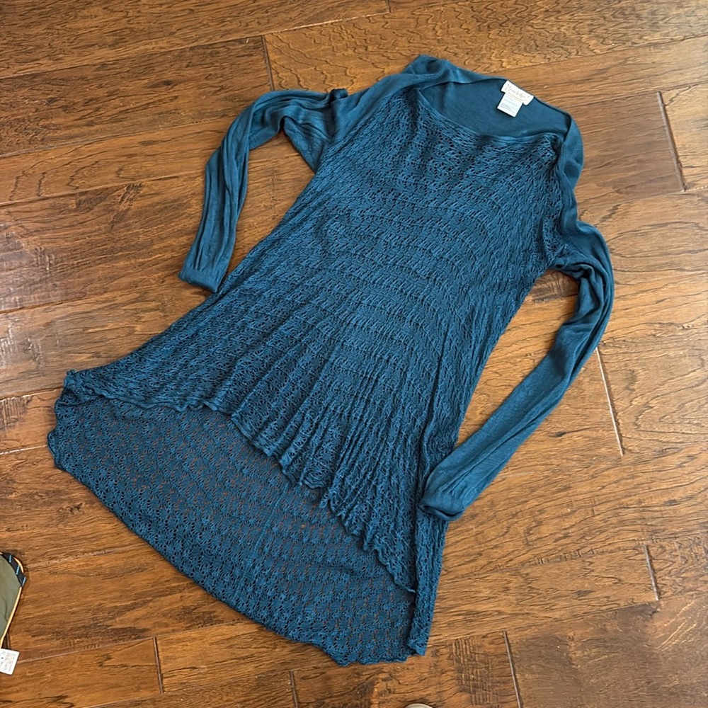 Grace & Lace eyelet tunic sweater